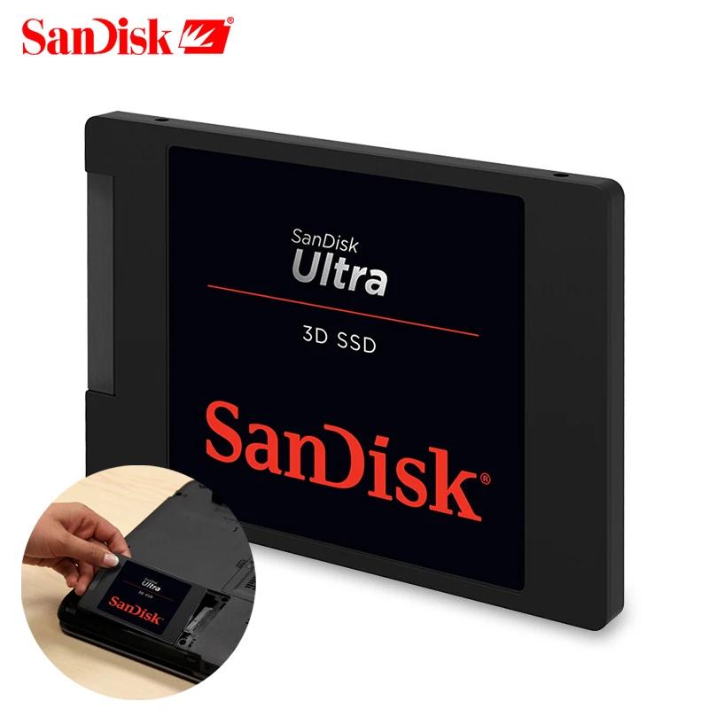 SanDisk SSD ָ Ʈ ũ, Ʈ 3D  250GB, 1TB, 2TB, SATA III HDD ϵ ũ ̺, Ʈ PC ũž, 500G, 560 MB/s